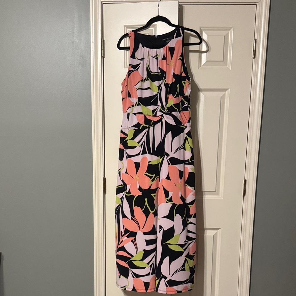 Floral Sleeveless Maxi Dress - Multicolor